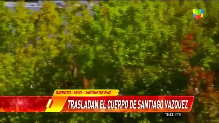 Trasladan el cuerpo de Santiago Vázquez