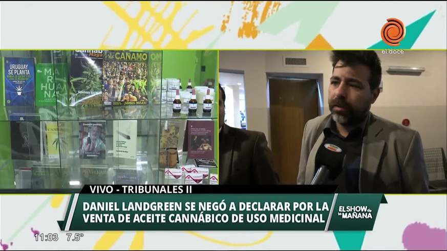 Vendedor de cannabis se negó a declarar