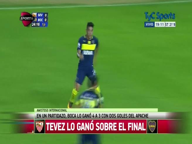 El triunfo de Boca ante el Sevilla
