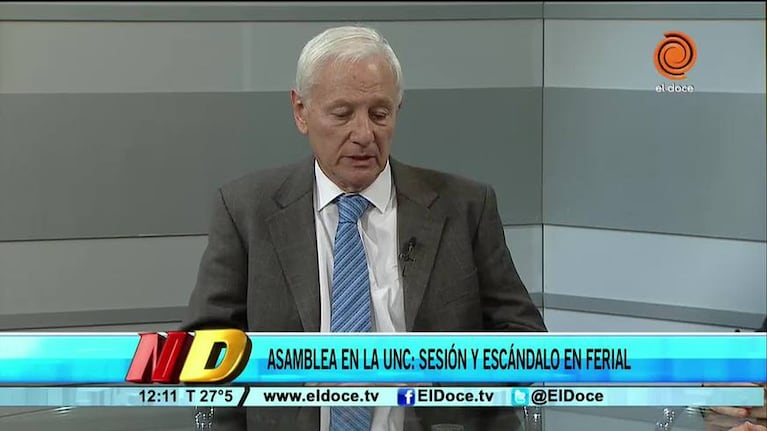 Juri tras la sesión de la asamblea de la UNC