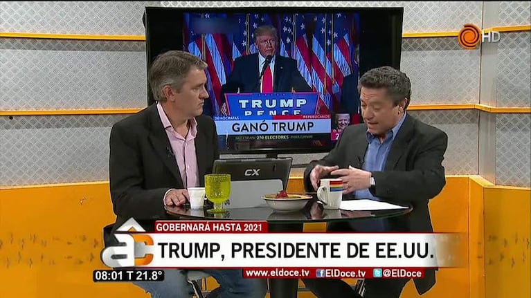 Fantini sobre Trump: "Apuntó a los Homero Simpson"