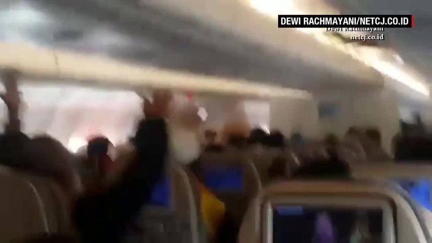 Filmaron "el vuelo del terror"