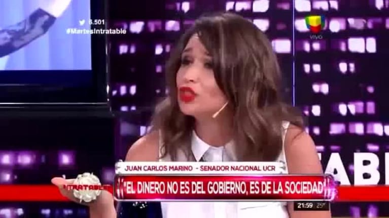 Julia Mengolini justifica la corrupción