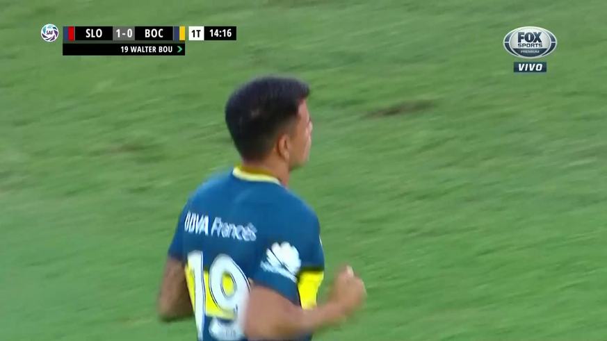 Tevez lo empató de cabeza para Boca