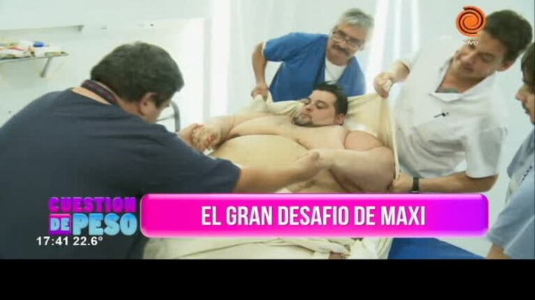 Cuestión de Peso: Maxi pudo mover los pies