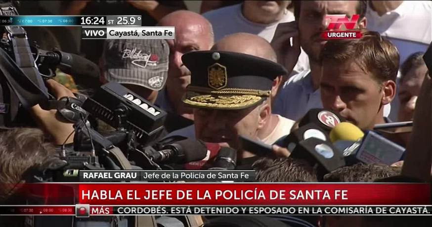 Policía de Santa Fe: "Sólo detuvimos a Martín Lanatta"