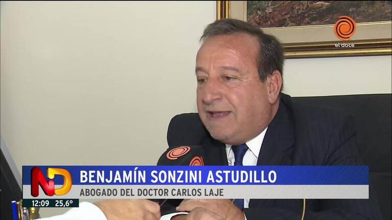 El abogado de Laje niega que las escuchas lo compliquen
