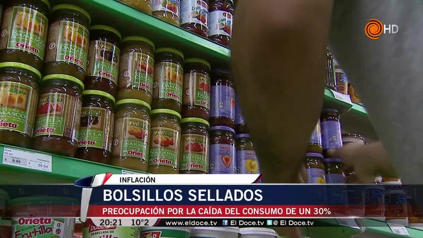 Preocupación por la importante caída del consumo