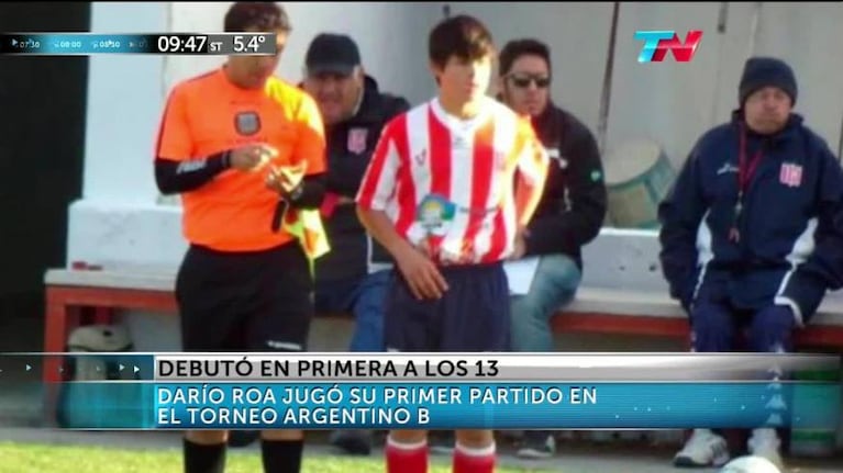 El chico que debutó en primera con 13 años