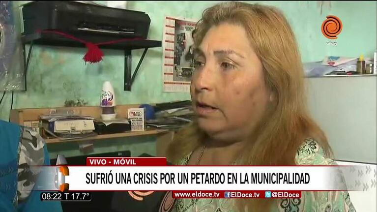 Un chico con esquizofrenia sufrió un ataque por una bomba de estruendo