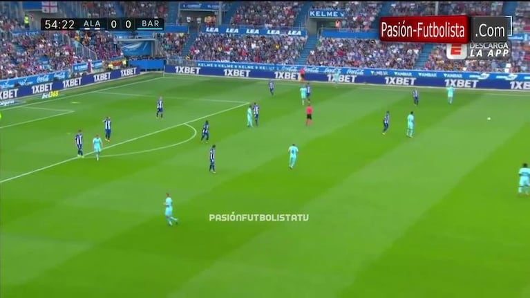 Gol de Messi ante Alavés