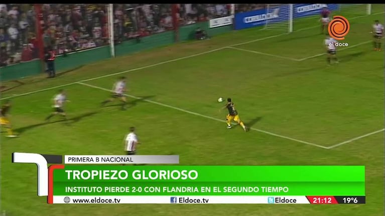 El 2-0 de Flandria a Instituto