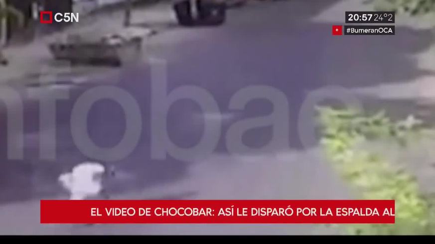 Así disparó el policía Chocobar contra el ladrón