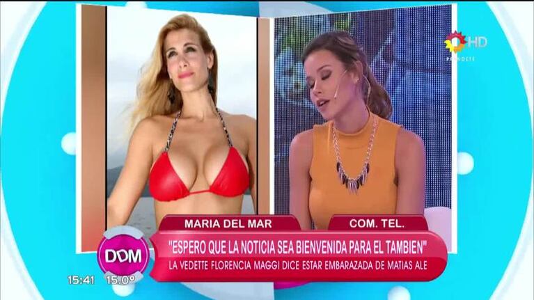 Florencia Maggi, embarazada de Alé