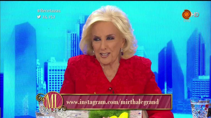 La reflexión de Mirtha Legrand por la muerte de su hijo