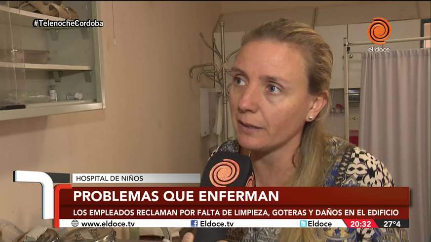 Reclaman la falta de mantenimiento en el Hospital de Niños