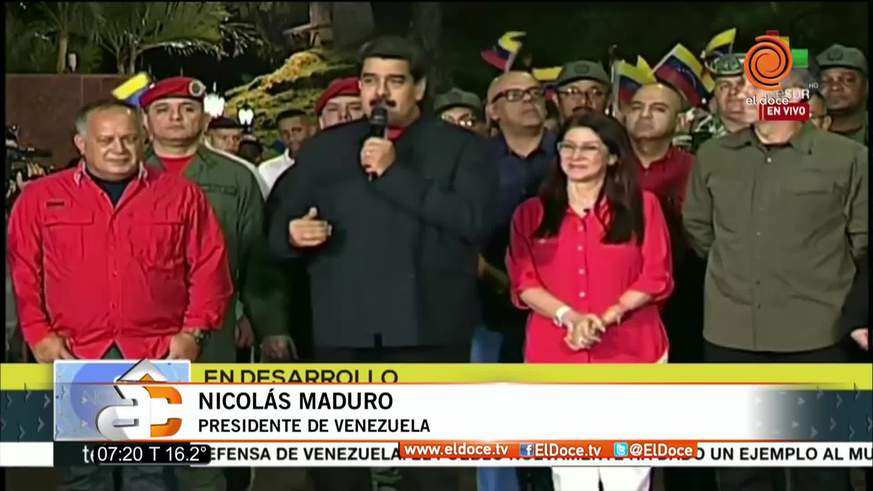 Maduro celebró el triunfo y la oposición denunció fraude