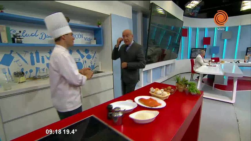 Pastel ruso de salmón