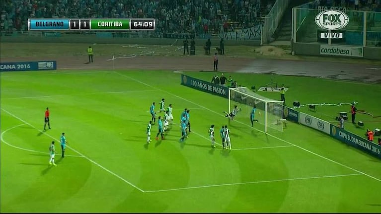 El 2-1 de Coritiba ante Belgrano