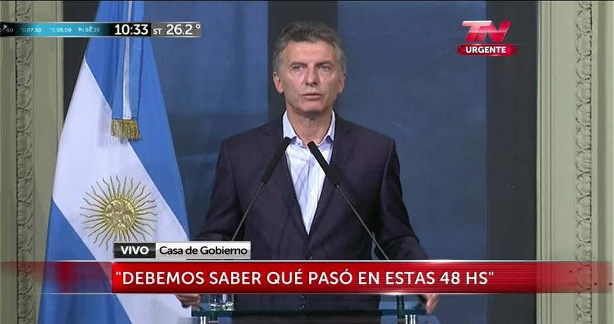 Macri: Hubo problemas de coordinación