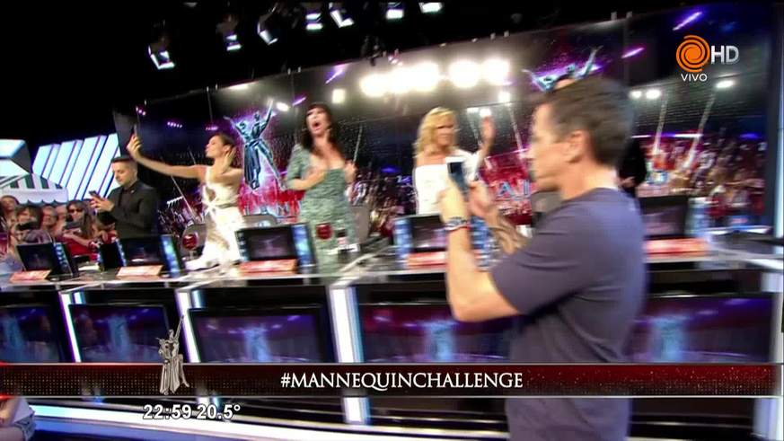 El genial Mannequin Challenge en ShowMatch