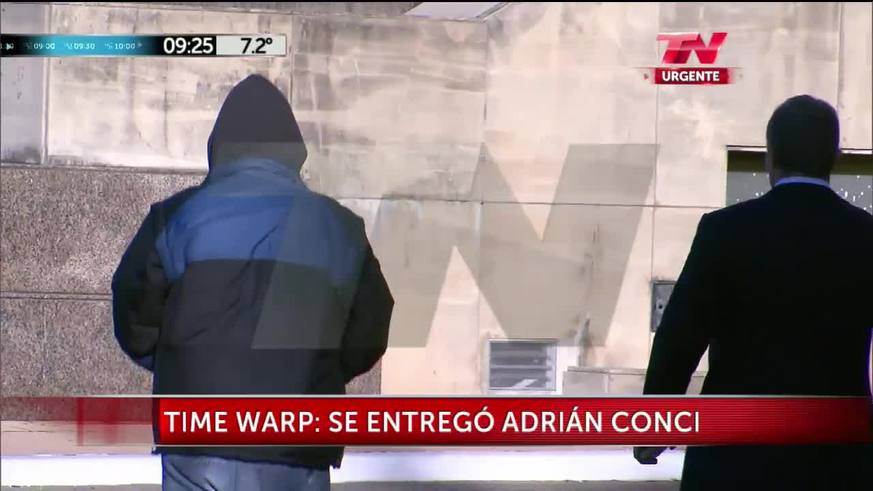 Time Warp: se entregó el empresario Adrián Conci