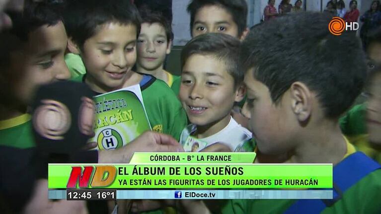Las figuritas del club Huracán de La France