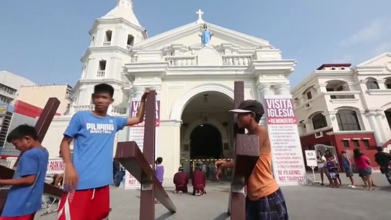Los sangrientos ritos de Semana Santa en Filipinas