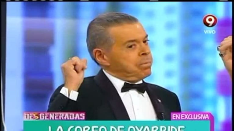 Oyarbide llevó su baile a la TV