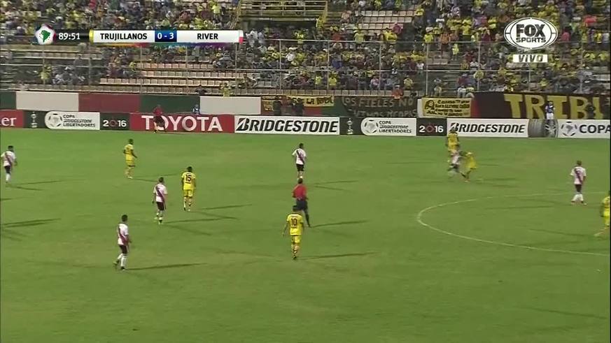 Alonso metió el cuarto de River