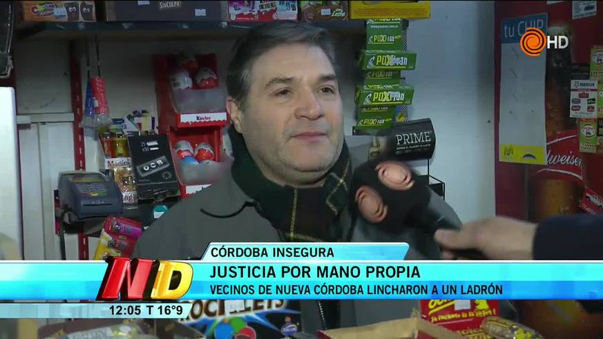 Nueva Córdoba: un comerciante ayudó a un ladrón