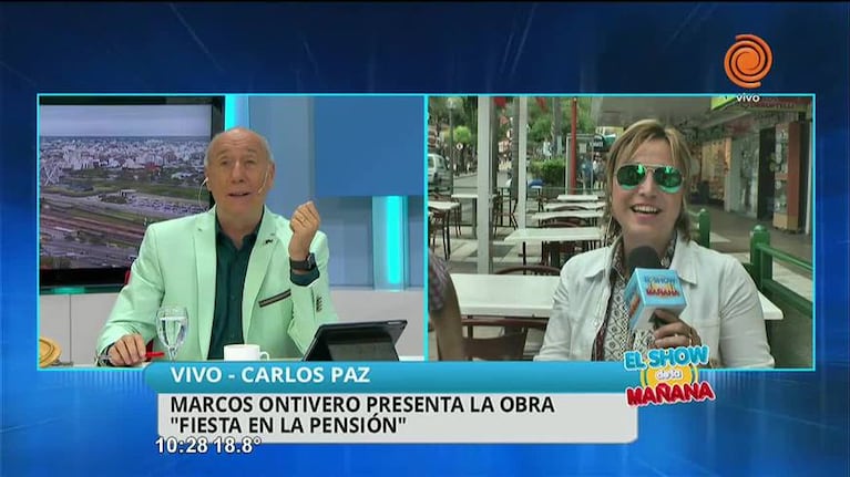 Marcos Ontivero presenta "Fiesta en la pensión"