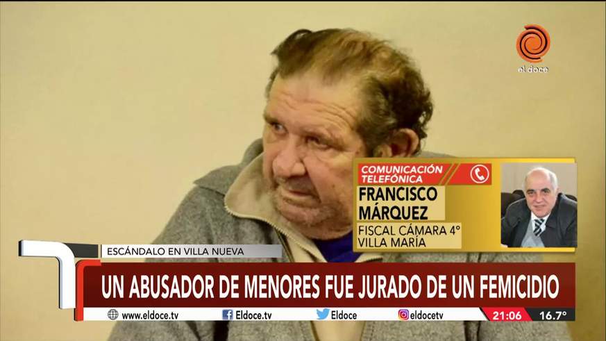 Fue jurado popular y lo condenaron por abuso de menores