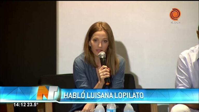 Luisana Lopilato, feliz tras la recuperación de Noah
