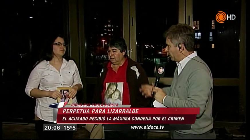 Luis Acosta: "mi hija ahora puede descansar en paz"