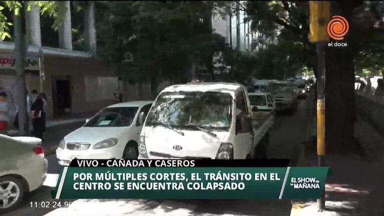 Centro colapsado por distintos cortes