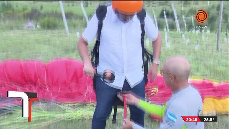 Las medidas de seguridad para volar en parapente