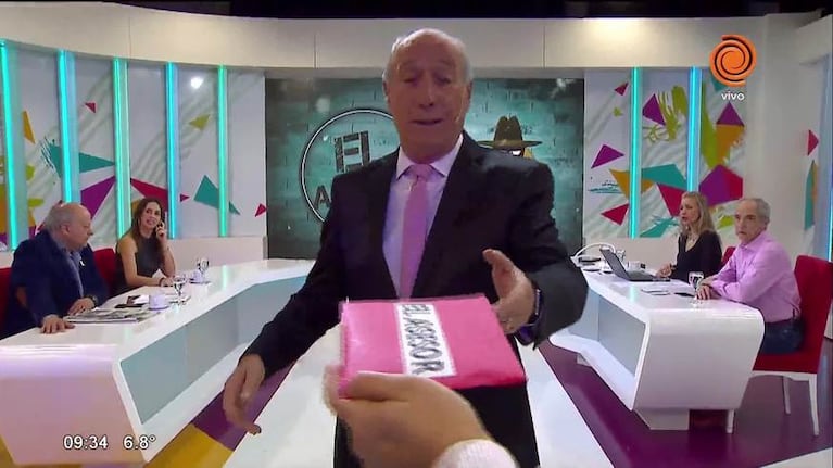 Saillén conduce el gremio desde el camión