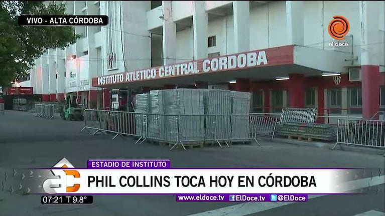 La previa de Phil Collins en Alta Córdoba