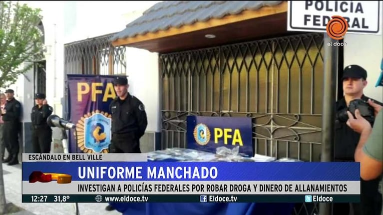 Policías imputados por robar en operativos en Bell Ville