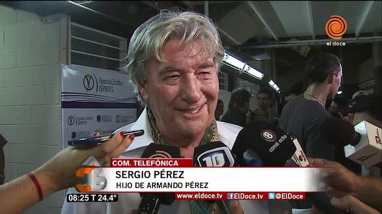 Sergio Pérez, hijo de Armando: "Mi papá fuma mucho"