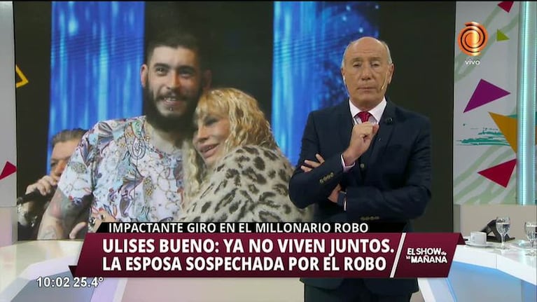 Ulises Bueno se fue a vivir con su mamá