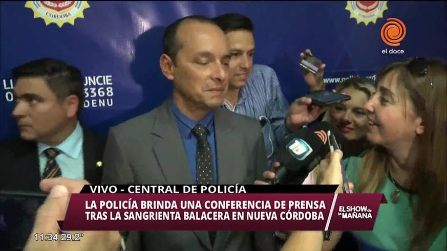 Conferencia de prensa por sangriento robo