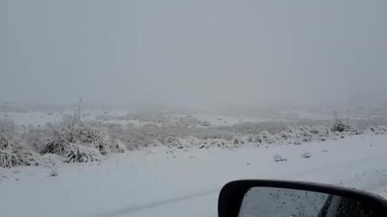 Nieve en las Altas Cumbres en junio