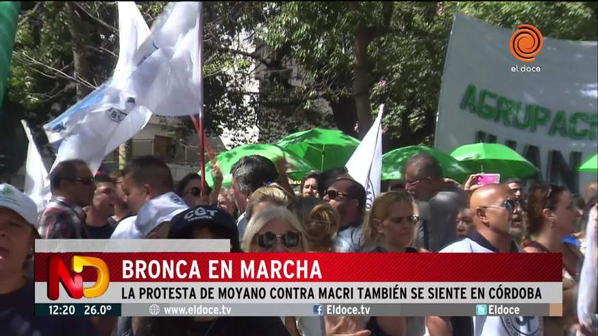 La protesta de la CGT en Córdoba