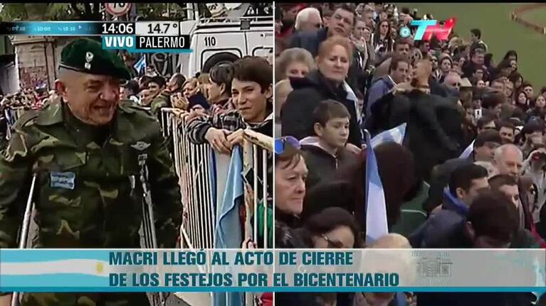 Un excombatiente de Malvinas emocionó a todos