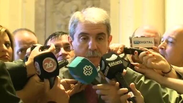 Aníbal Fernández: "El domingo a las 11 voy a estar durmiendo con el osito puesto"