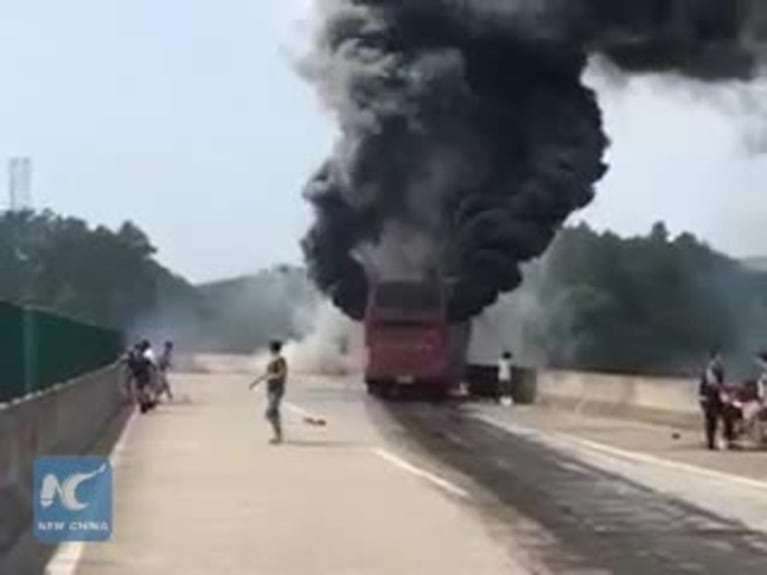 Accidente fatal en China