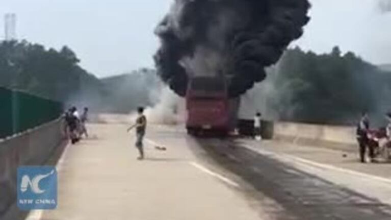 Accidente fatal en China