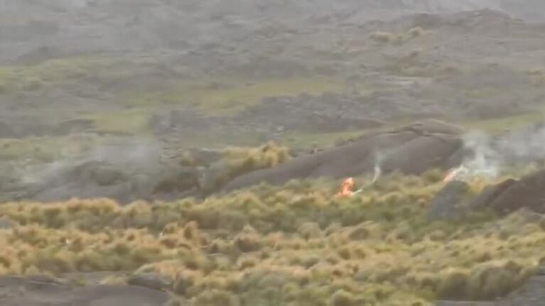 El incendio intencional en Los Gigantes